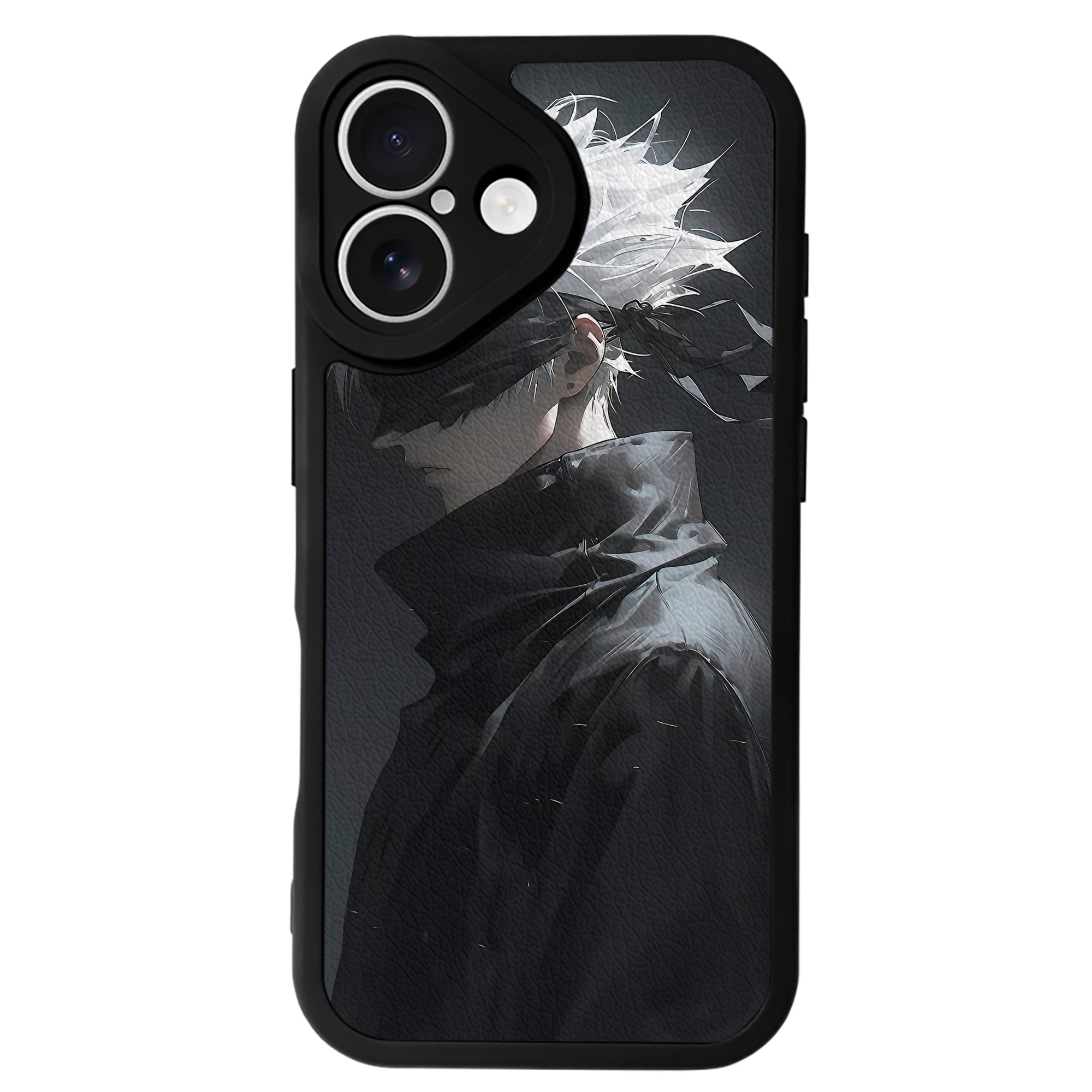 （画像用） 呪術廻戦 Jujutsu Kaisen 【iPhone 16シリーズ対応】シリコンスマホケース（レザー調） 材質：シリコン